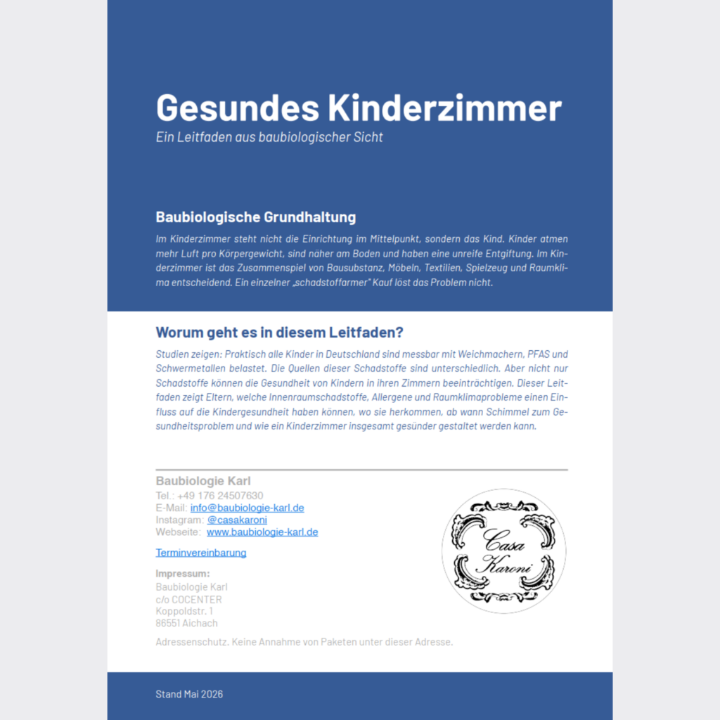 Leitfaden Gesundes Kinderzimmer 