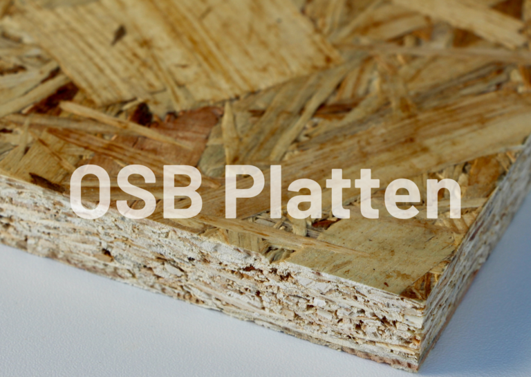 OSB-Platten sind wegen den Bindemitteln nicht baubiologisch