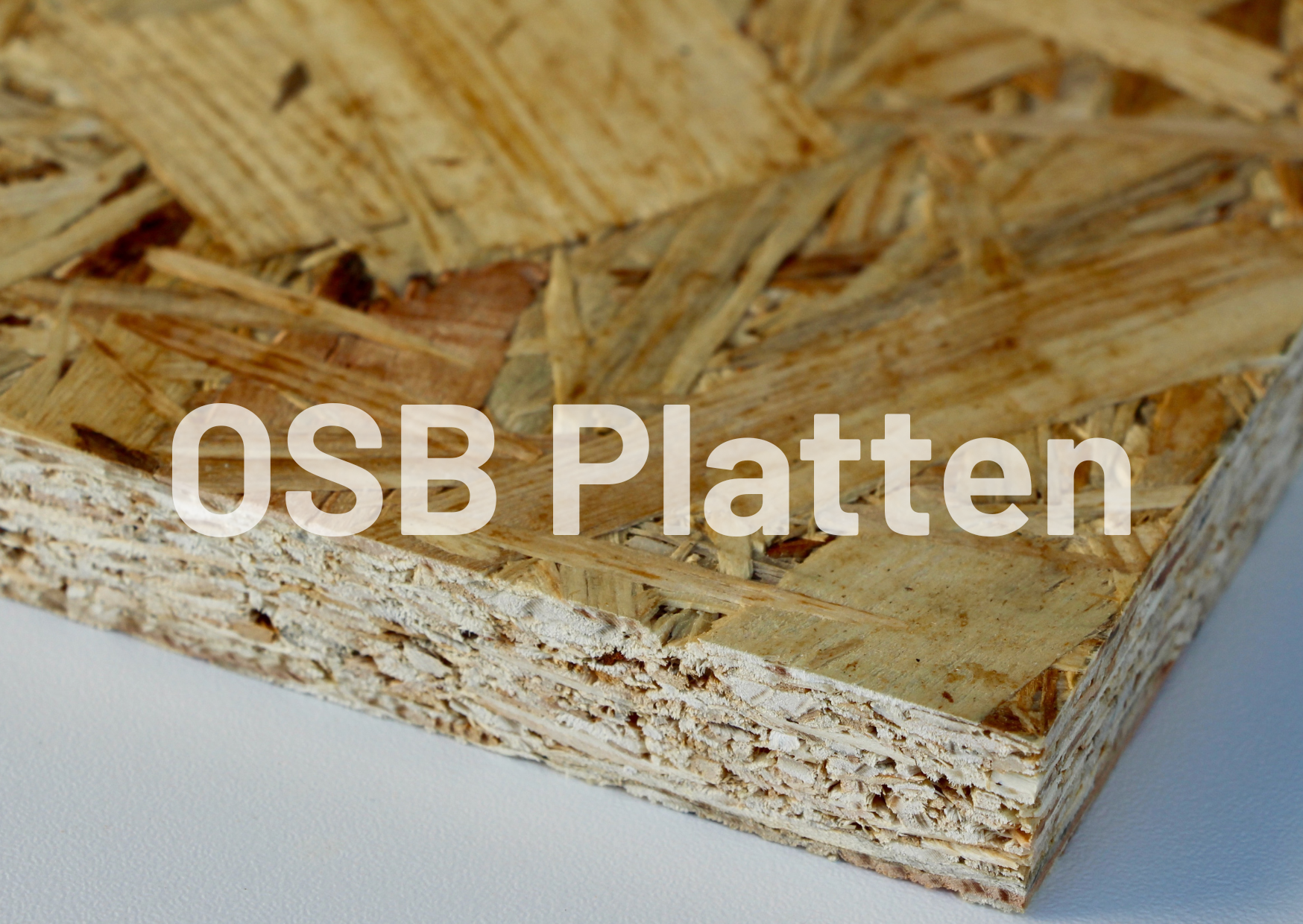 OSB-Platten sind wegen den Bindemitteln nicht baubiologisch